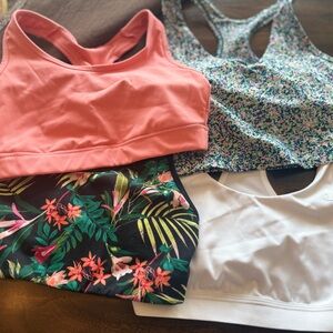 Four XS Sports Bras